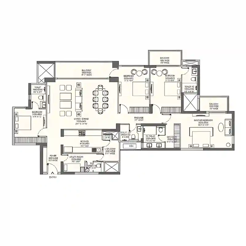 Emaar Amaris Floor Plan