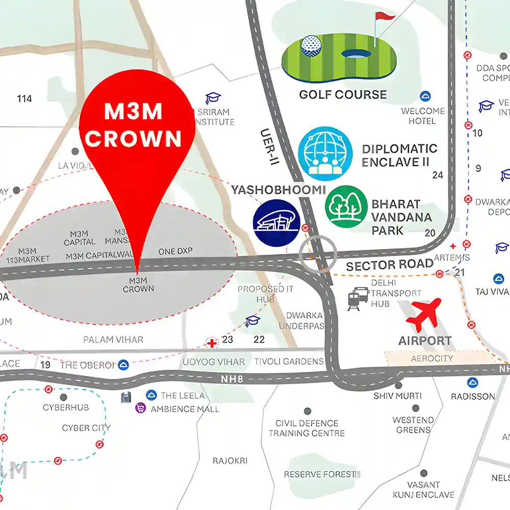 4 bhk apartments m3m crown
