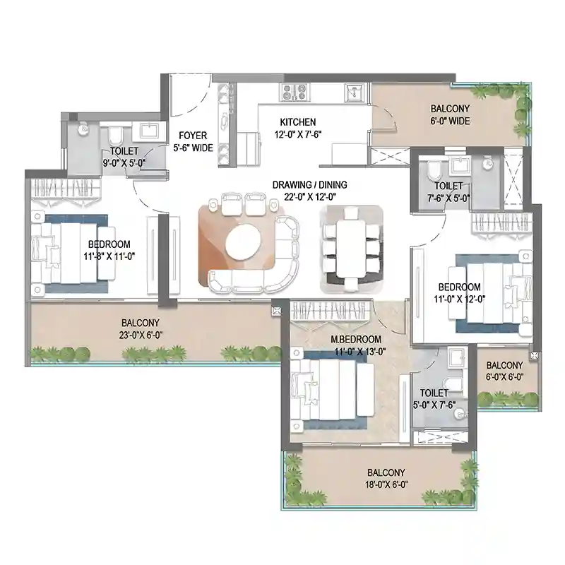 premium apartments manesar