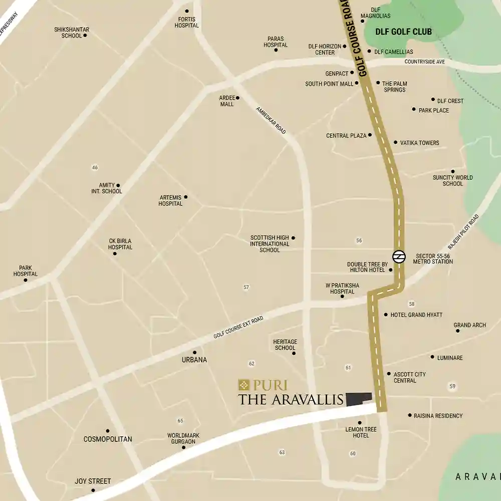 puri the aravallis brochure