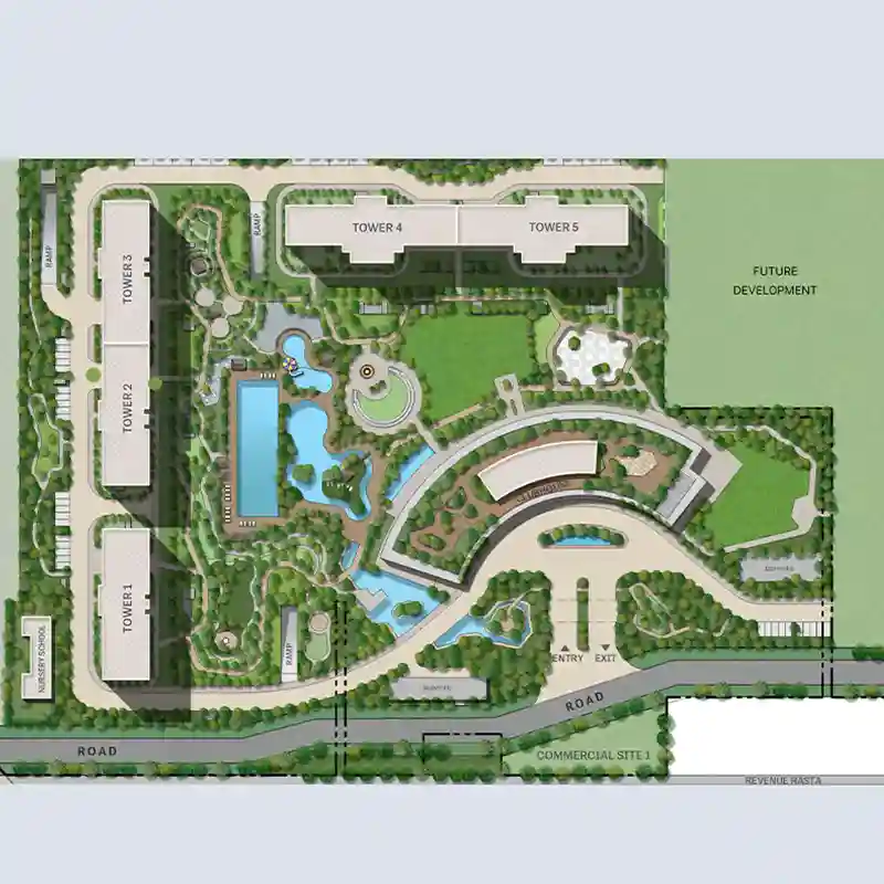 sobha aranya master plan