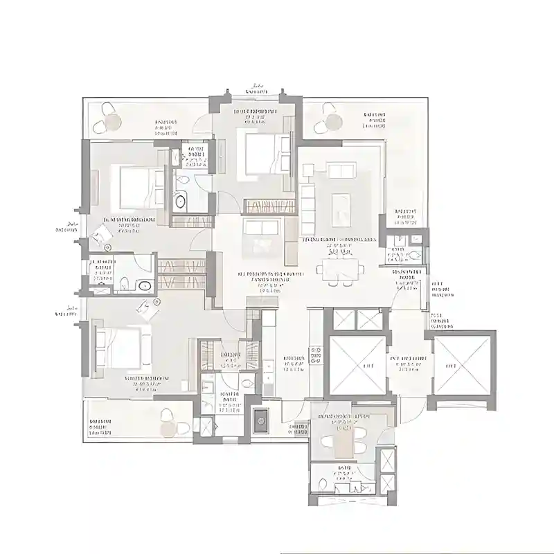 3 bhk flats tarc ishva